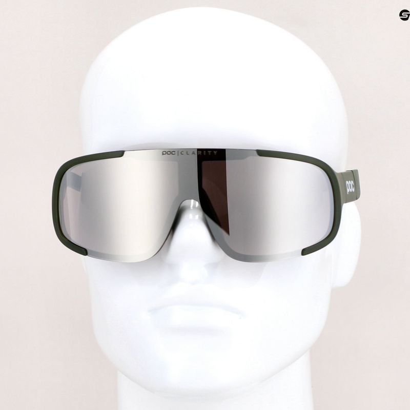 Bicycle goggles POC Aspire epidote green/translucent 10