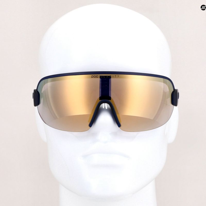 Bicycle goggles POC Aim lead blue/clarity road gold 7