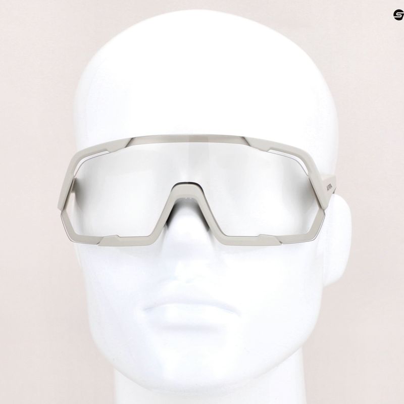 Bicycle goggles Alpina Rocket V cool grey matt/clear 7