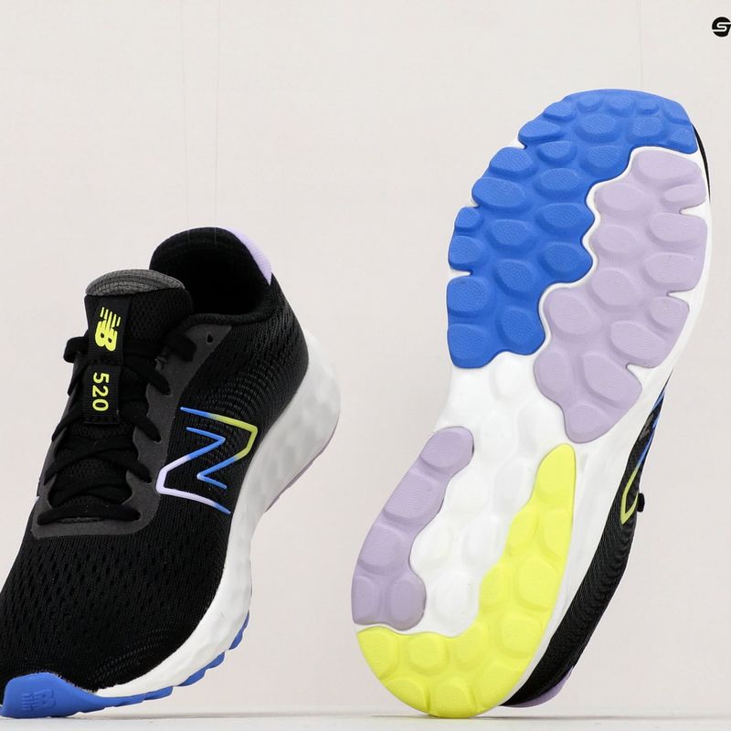 New Balance women's running shoes black W520CK8.B.065 16