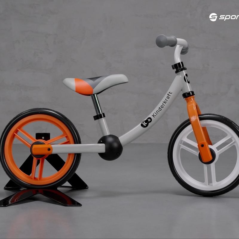 Kinderkraft 2Way Next cross-country bicycle grey KR2WAY00ORA00000 6