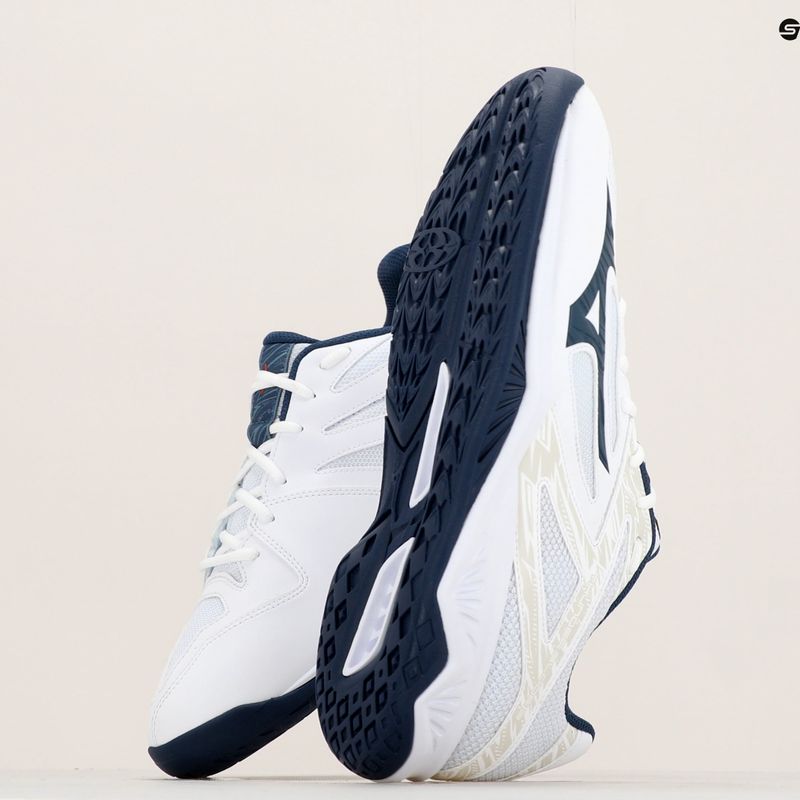 Men's volleyball shoes Mizuno Thunder Blade 3 white V1GA217022 10