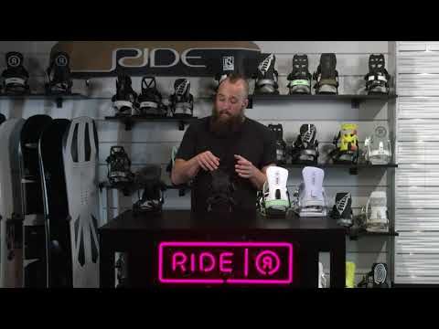 Snowboard bindings RIDE AL-6 green 12F1011.1.4 6