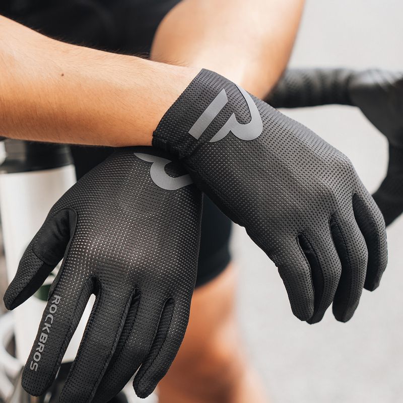 Cycling gloves Rockbros Full-finger S407-1 black 2