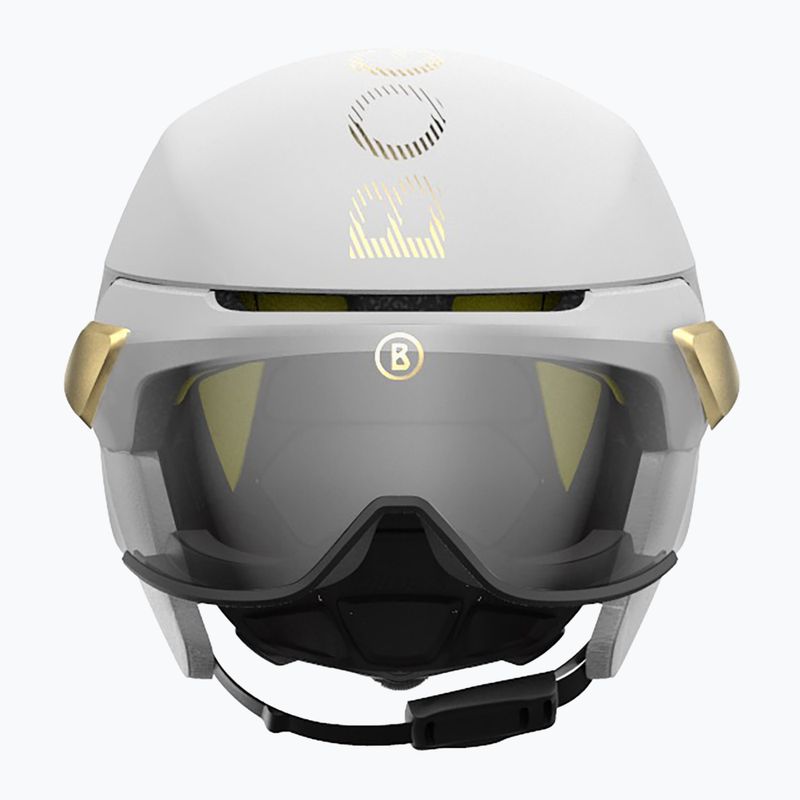Ski helmet BOGNER St.Moritz MIPS mono matt white gold 2