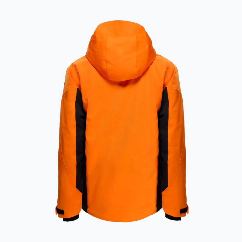Men's ski jacket Dainese Etra Aerosense Dry Core Ready oriole orange/stretch limo 10