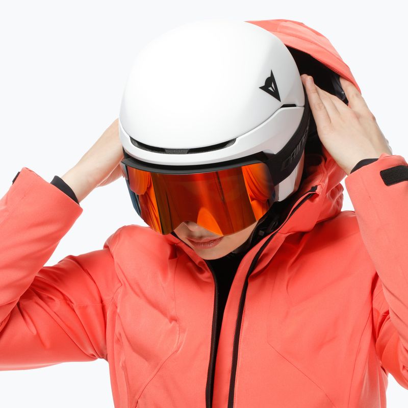 Women's ski jacket Dainese Zives Aerosense Dry coral 6
