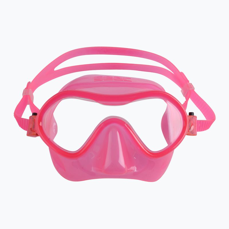 SEAC Baia pink children's diving mask 3