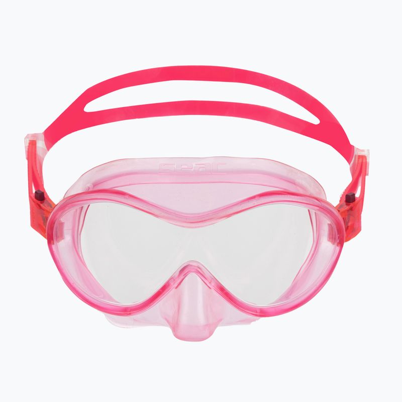 SEAC Baia pink children's snorkelling set 3