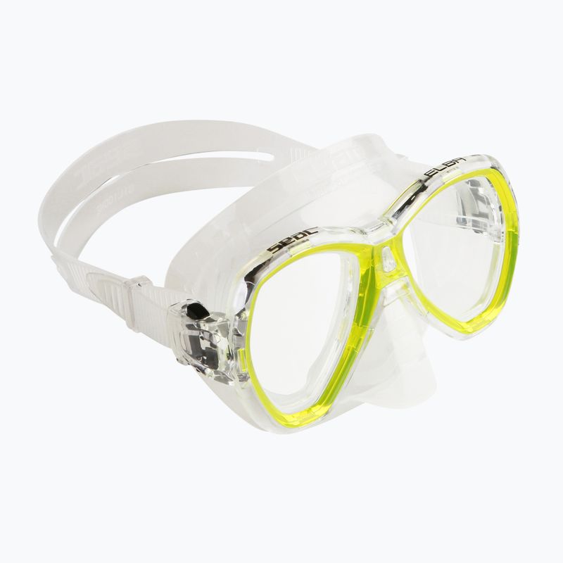 SEAC Elba yellow diving mask