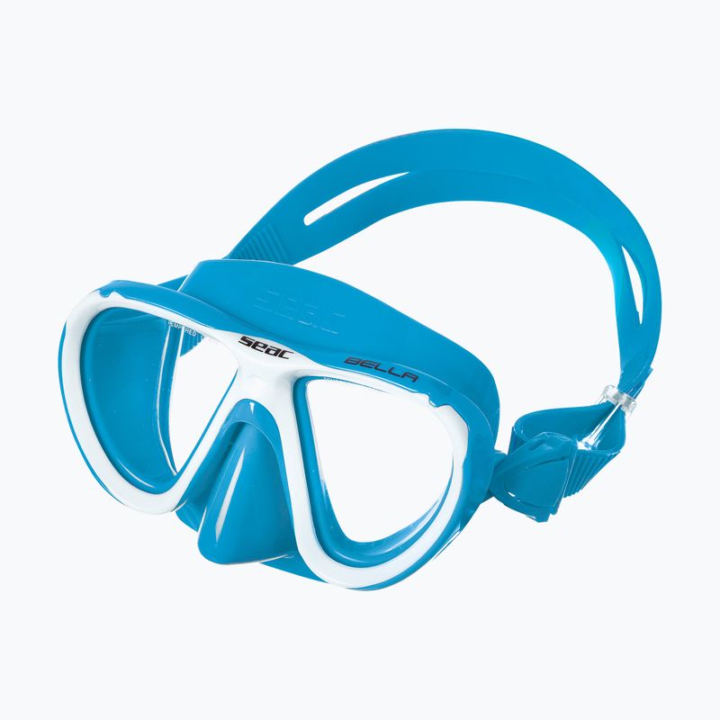 SEAC children's diving mask Bella light blue 5