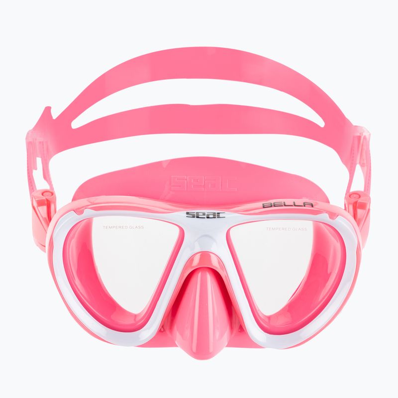 SEAC Bella pink children's diving mask 2