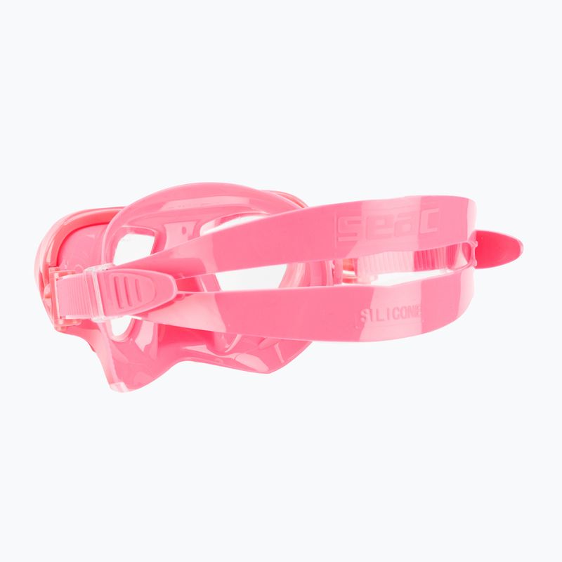 SEAC Bella pink children's diving mask 4