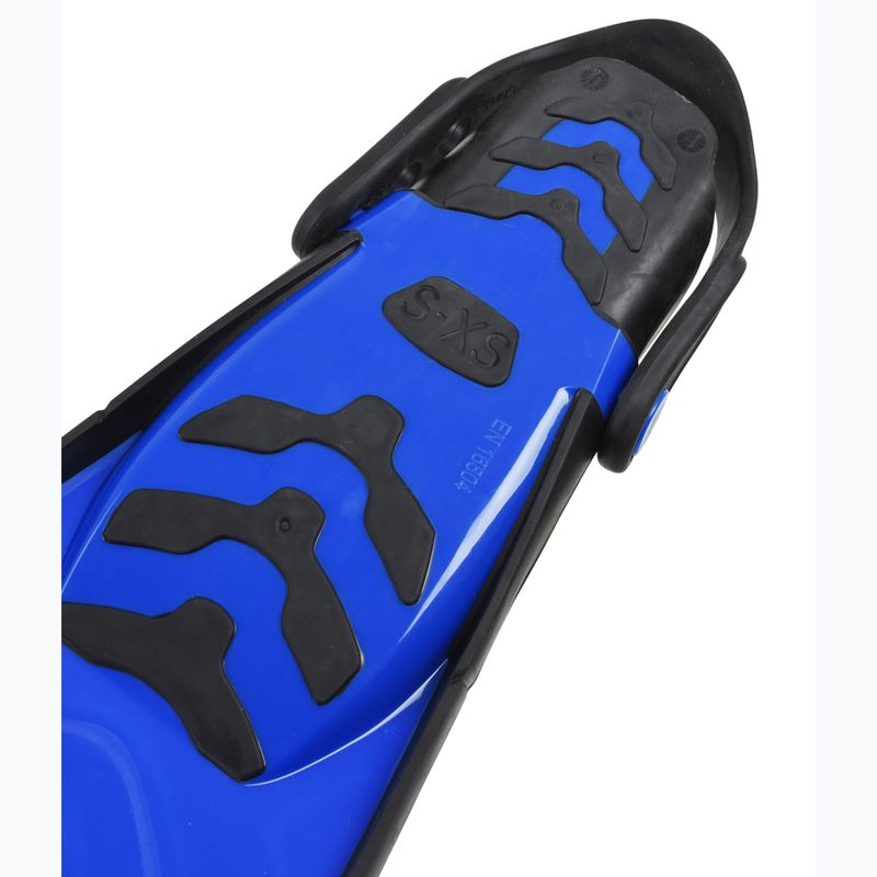 SEAC Zoom blue snorkel fins 4