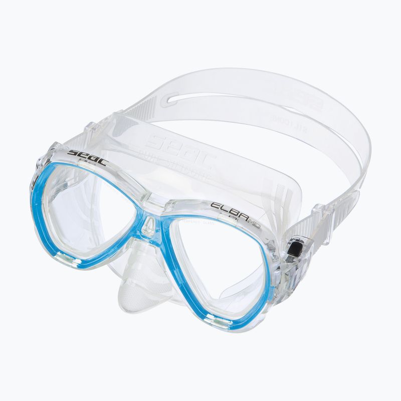 SEAC Tris Zoom blue snorkelling kit 2