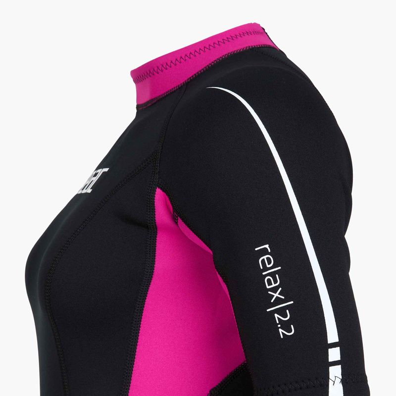 Women's swimming wetsuit SEAC Shorts Relax 2.2 mm black/pink 5