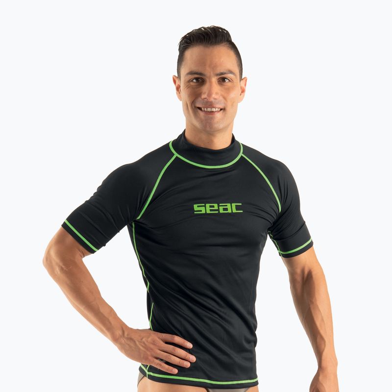 Men's SEAC T-Sun swim shirt black