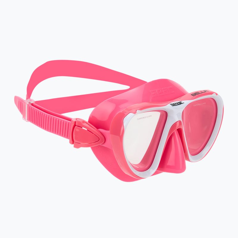 SEAC Bella pink children's snorkelling kit 2