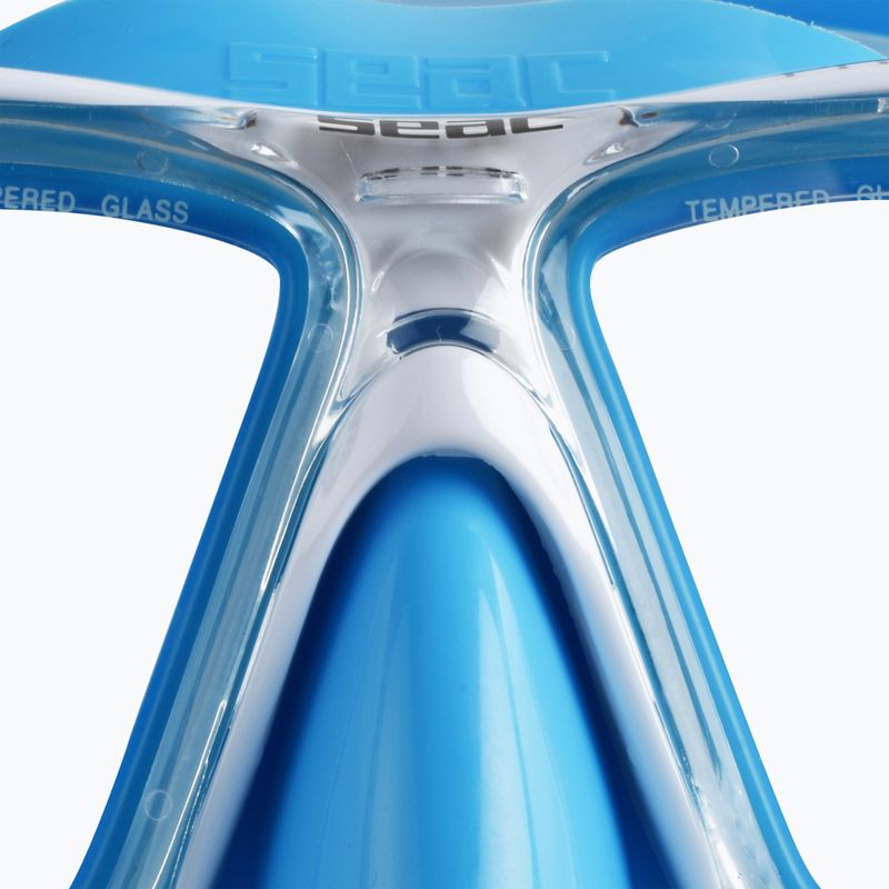 SEAC Procida light blue children's snorkelling mask 8