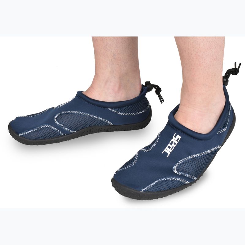 SEAC Sand white/blue water shoes 9
