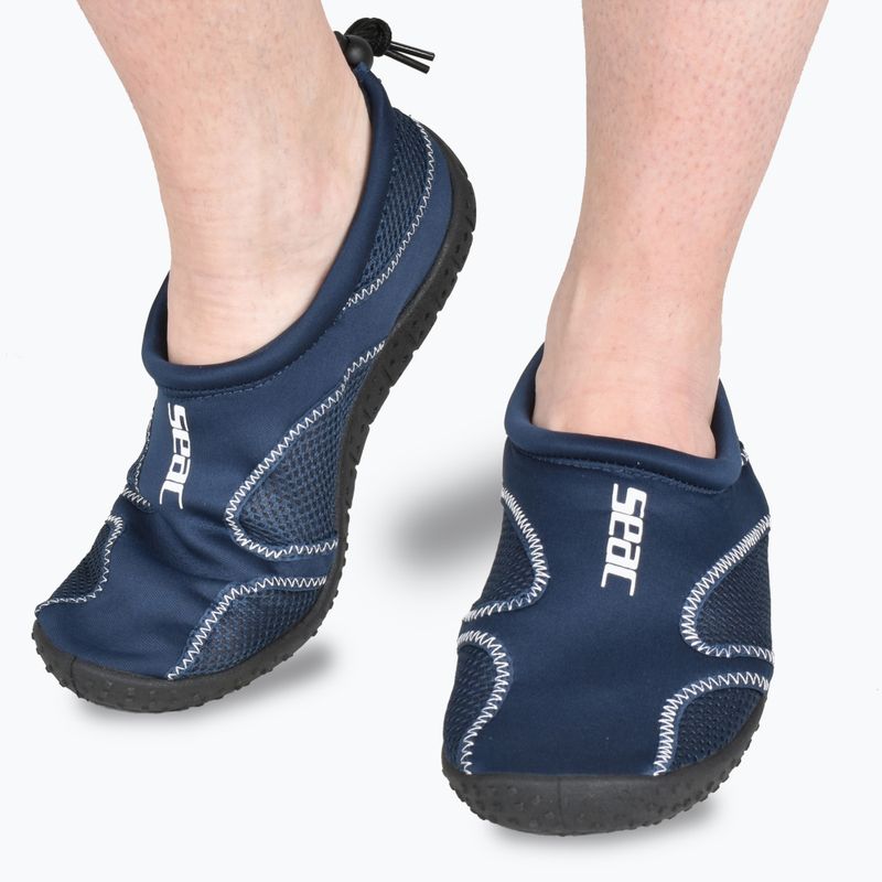 SEAC Sand white/blue water shoes 10