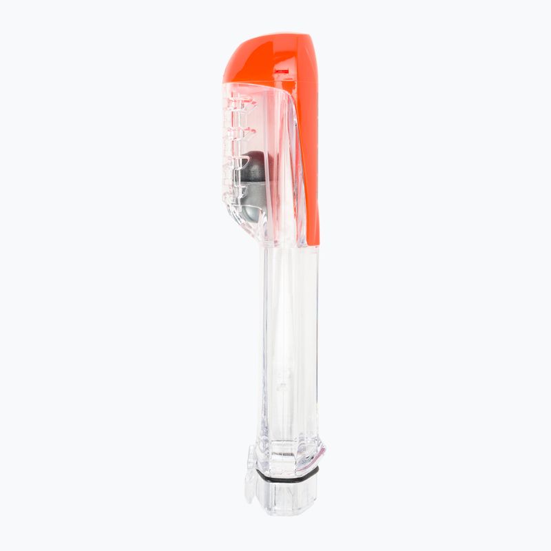 SEAC Unica transparent/orange full face mask snorkel 3