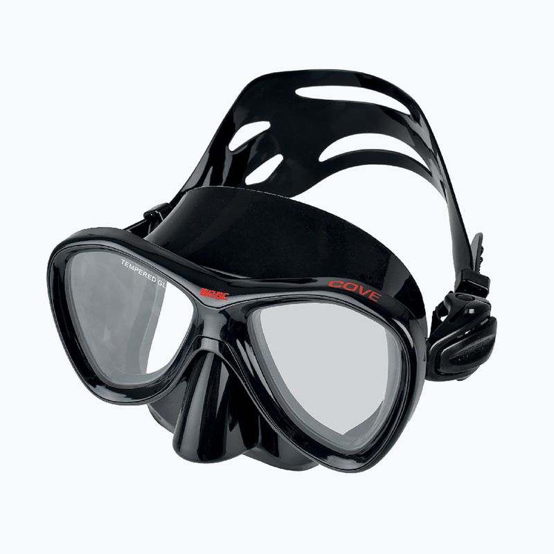 Diving mask SEAC Cove black/red 3