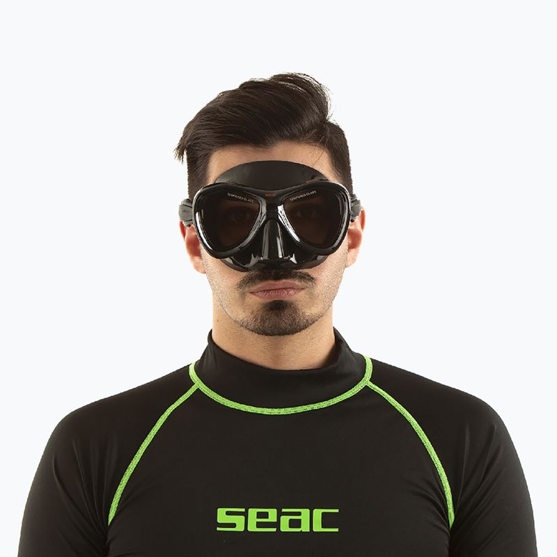 Diving mask SEAC Cove black/red 4