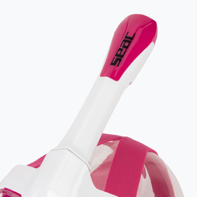 Full-face snorkelling mask SEAC Magica white/pink 5