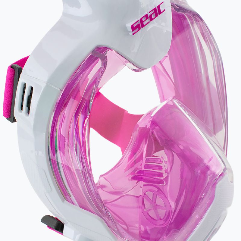 Children's full-face mask SEAC Magica White/Pink 9