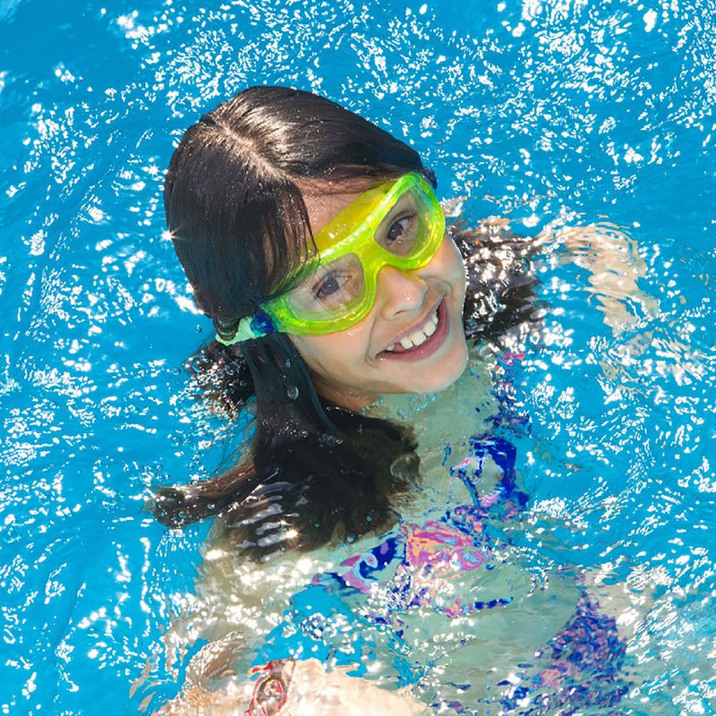 Children's swimming mask SEAC Matt matt lime/clear 5