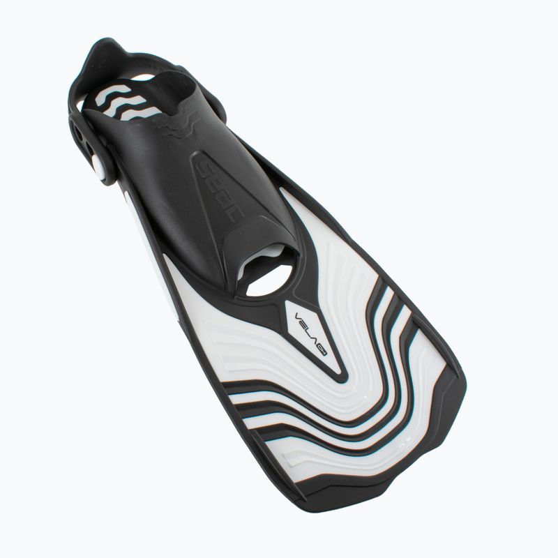 SEAC Vela OH snorkel fins white 2