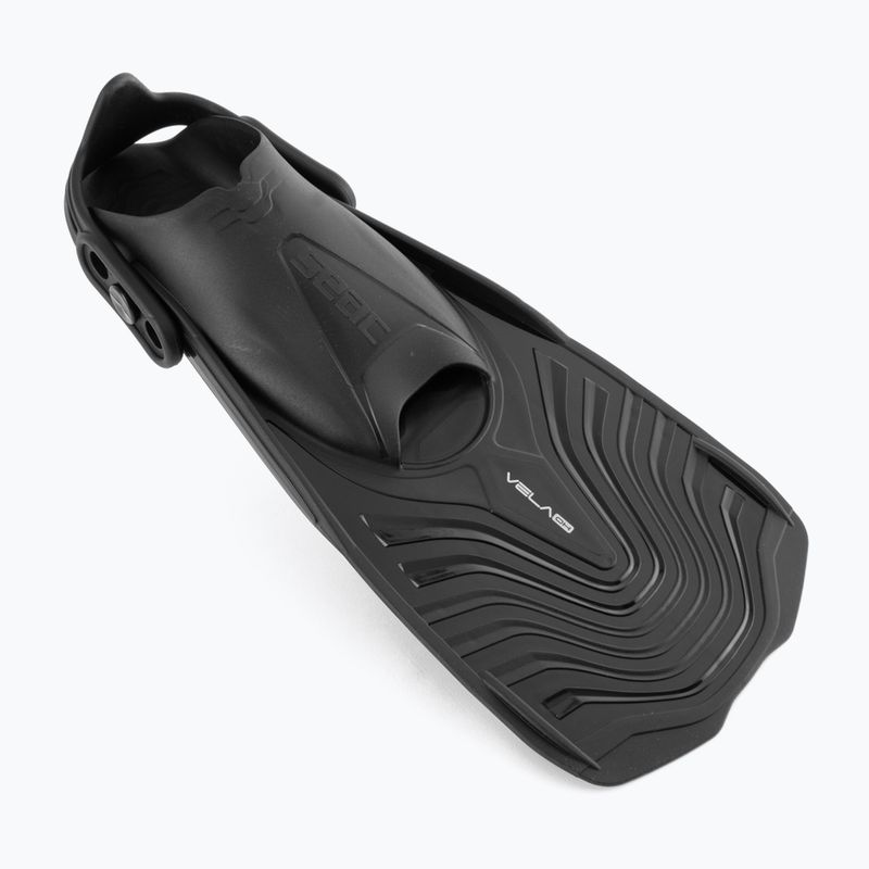 SEAC Vela OH black snorkel fins 3