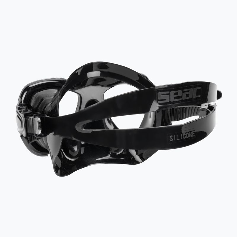 SEAC Elba black snorkelling kit 5