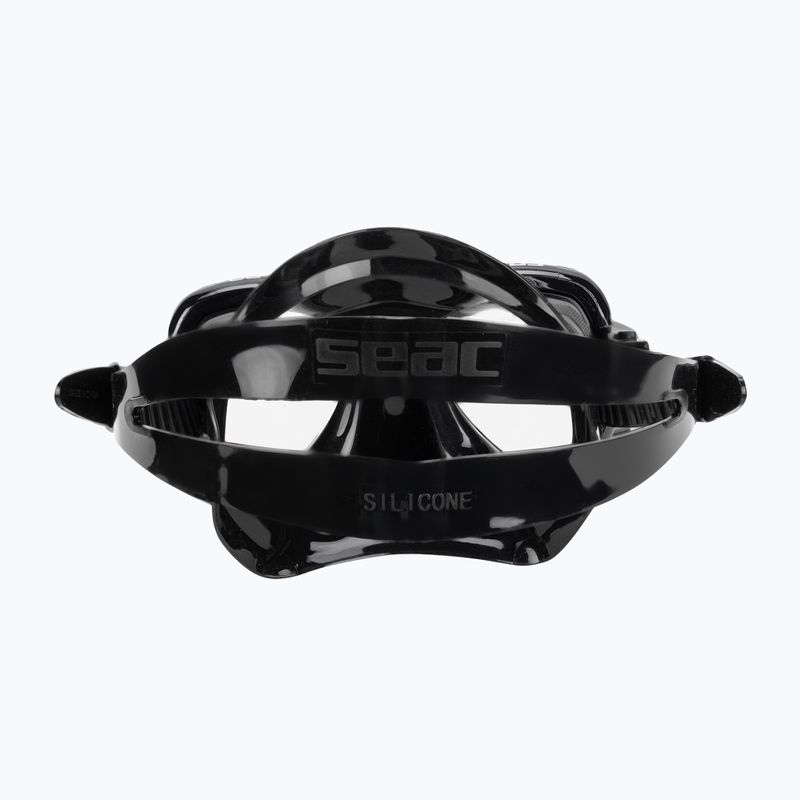 SEAC Elba black snorkelling kit 6