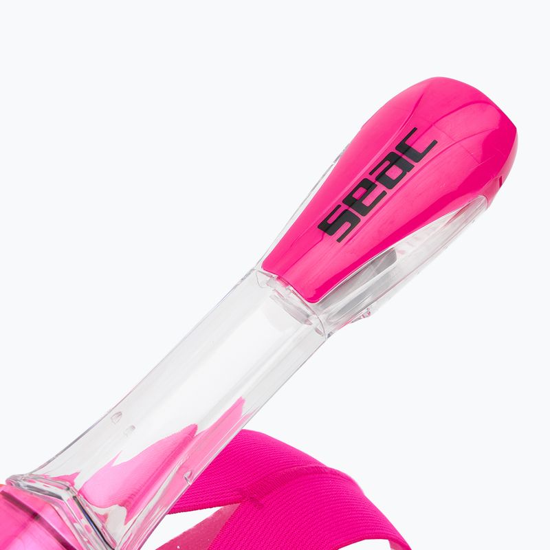 SEAC Magica black silicone/pink children's full face mask for snorkelling 4