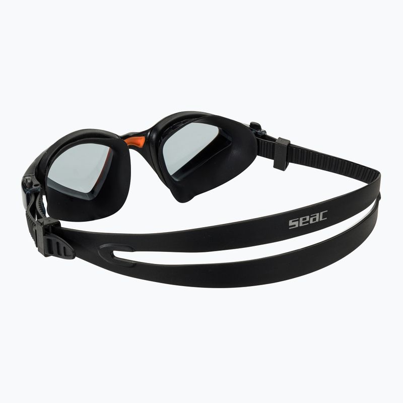 SEAC Lynx black/orange swimming goggles 4