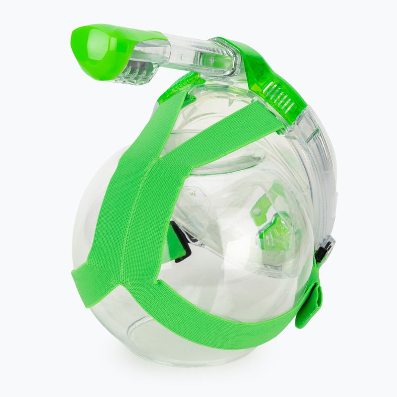 Full-face snorkelling mask for children SEAC Libera lime transparent/lime 4