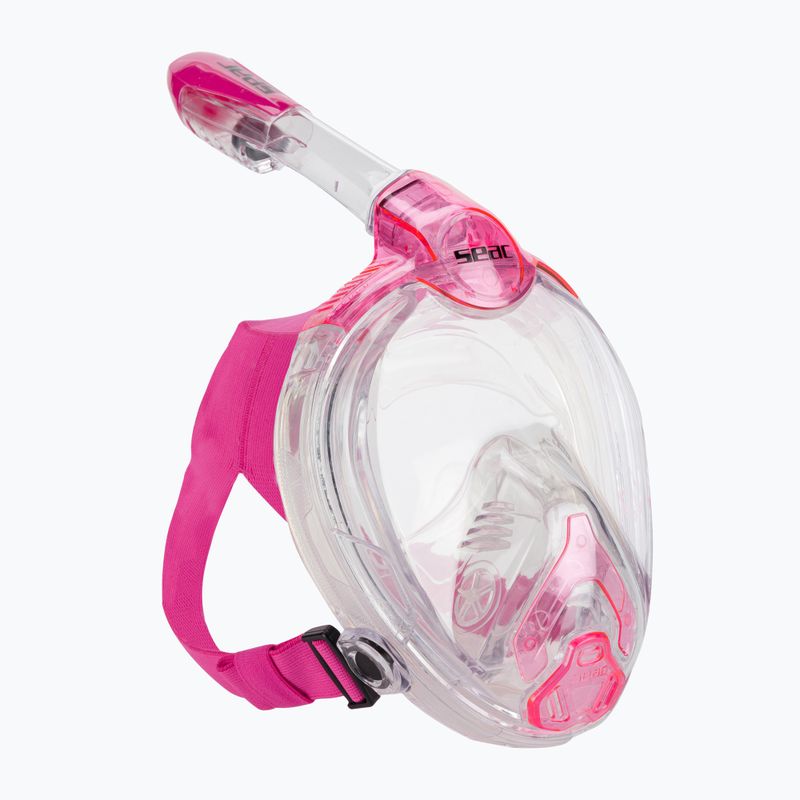 SEAC Libera pink transp./pink children's full face mask for snorkelling