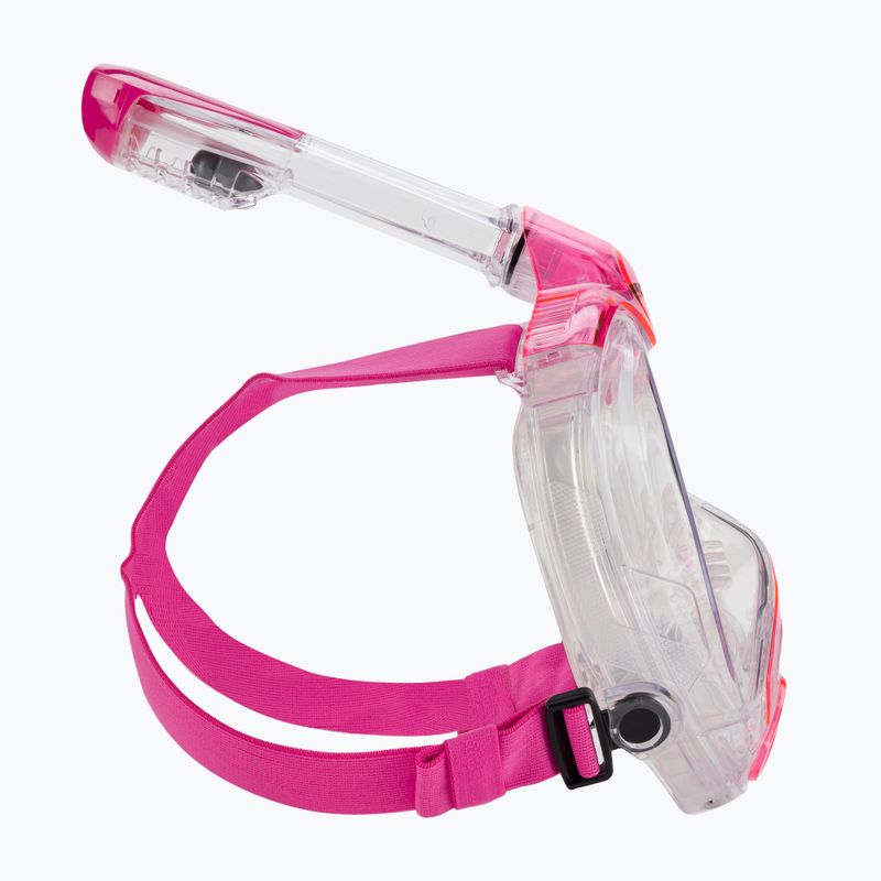 SEAC Libera pink transp./pink children's full face mask for snorkelling 3