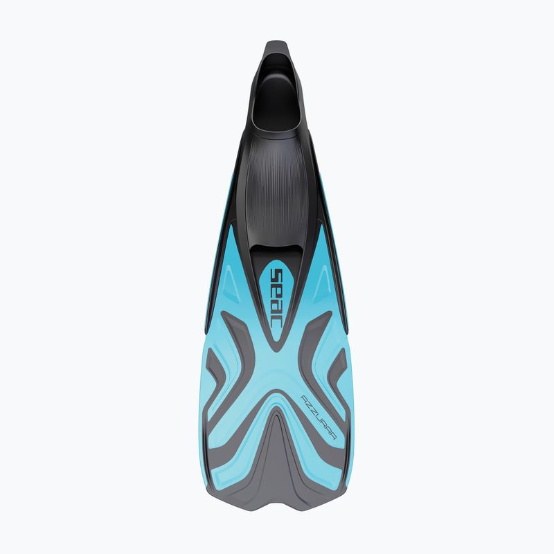 SEAC Azzurra lightblue snorkel fins 3