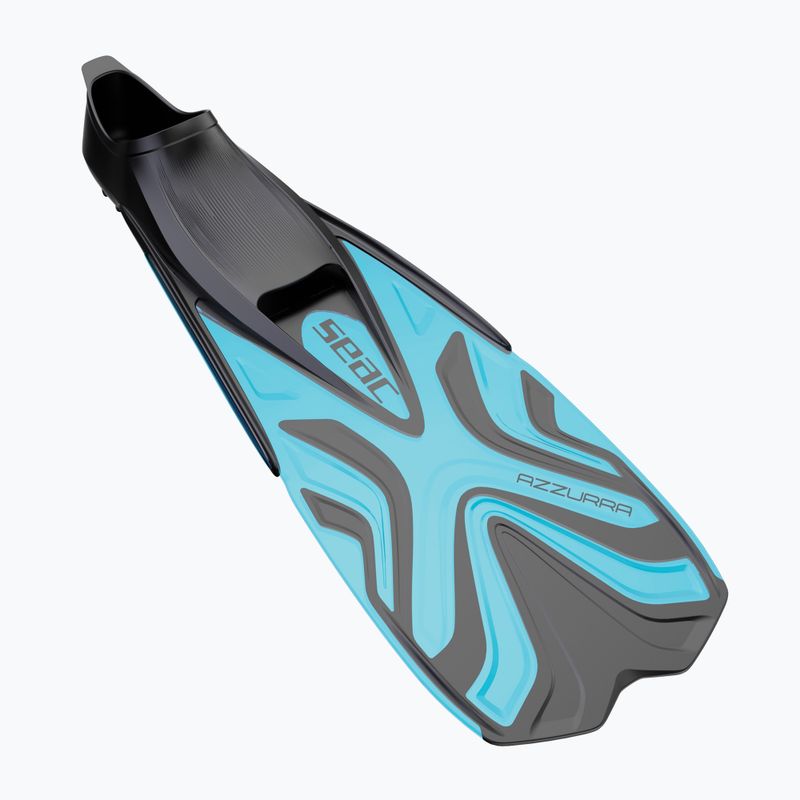 SEAC Azzurra lightblue snorkel fins