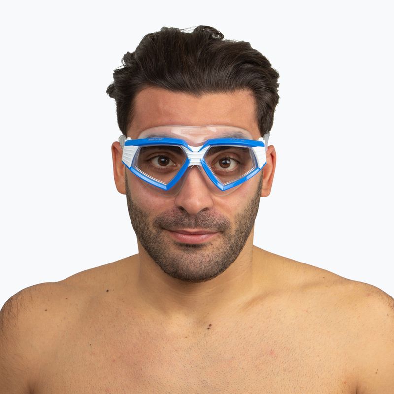 SEAC Sonic blue swimming mask 9