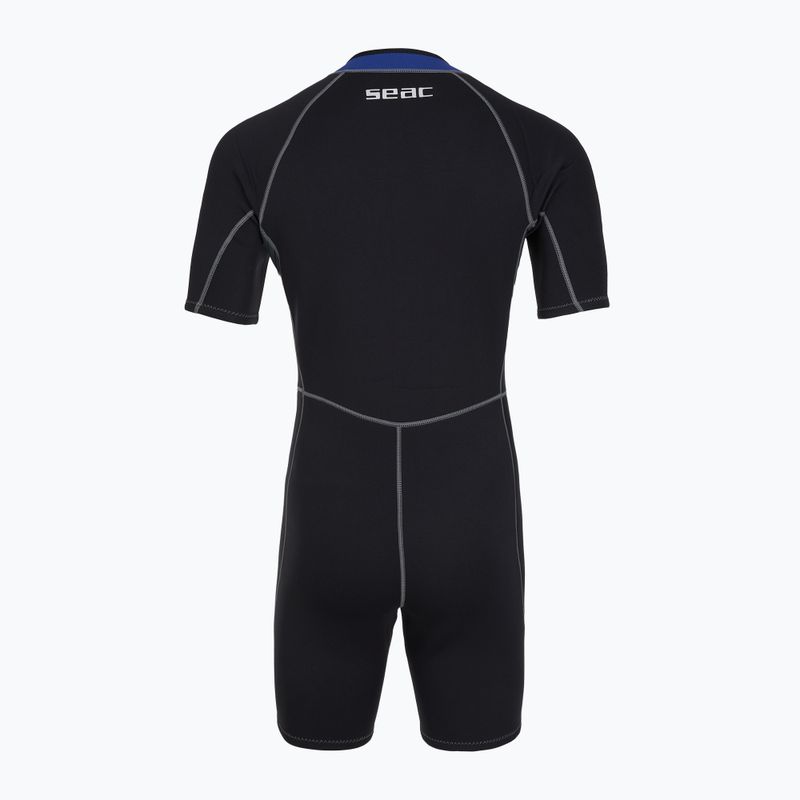 Swiming wetsuit SEAC men's Shorty Trendy 2.5 mm black 3