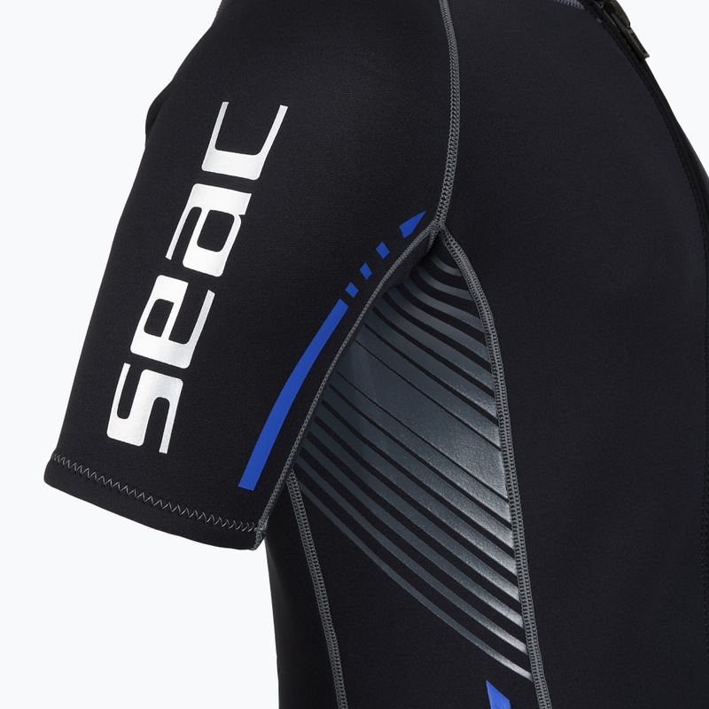 Swiming wetsuit SEAC men's Shorty Trendy 2.5 mm black 4