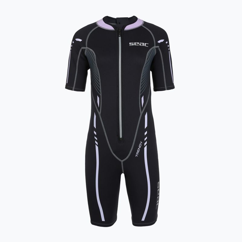 Swiming wetsuit SEAC women's Shorty Trendy 2.5 mm black 2
