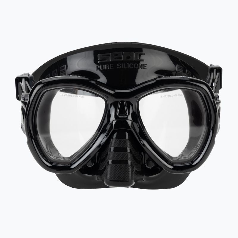 Snorkelling set SEAC Elba black 2