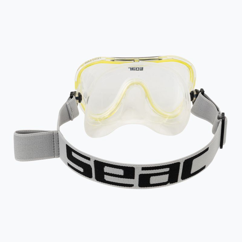 Snorkelling mask Seac Natua yellow 4