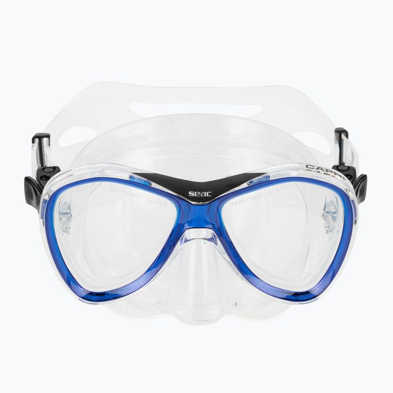 Snorkelling set SEAC Bis Capri Top blue 2