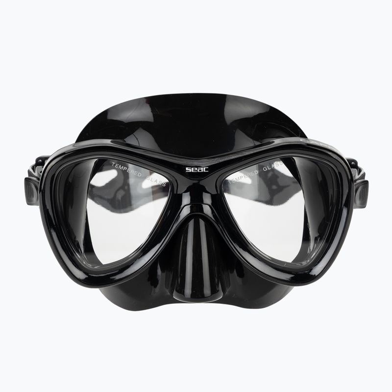 Snorkelling set SEAC Bis Capri Top black 2